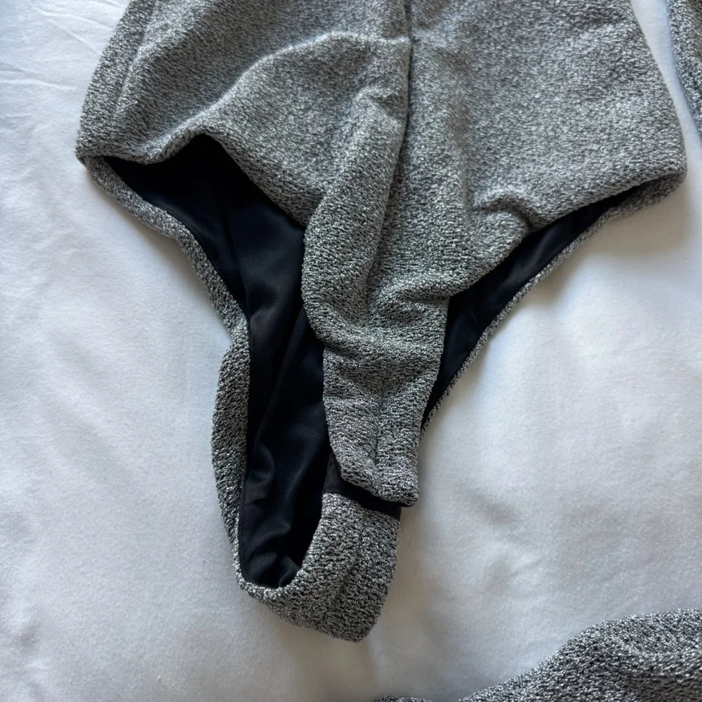 Zara Metallic Bodysuit + Mini Skirt Set XS - Picture 3 of 4